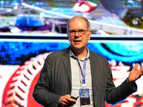 Björn Ognibeni on stage